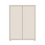 Meuble polyvalent 2 portes coloris cachemire 74,5x35x99 Medea