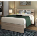 Letto matrimoniale in legno colore olmo 171x200 cm