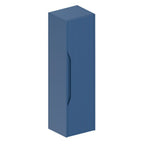 Colonna bagno sospesa colore azzurro opaco con effetto cannettato 35x27x120H - Gaper