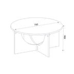 TABLE BASSE LEMMAR COULEUR CACHEMIRE