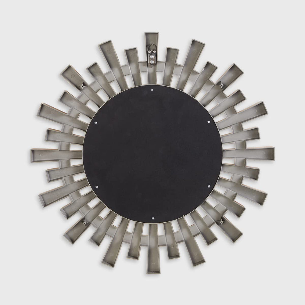 Specchio decorativo rotondo da parete 55x55 cm oro a raggiera MRTDYY20217GOLD