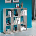Libreria con vani a giorno colore olmo perla 106x32x106H cm - Hawai