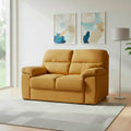 Divano 2 posti tessuto Roma15 colore senape 160x98x92h Alenda