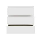 Cassettiera 3 cassetti colore bianco 77.2x42.2x80H Morgan