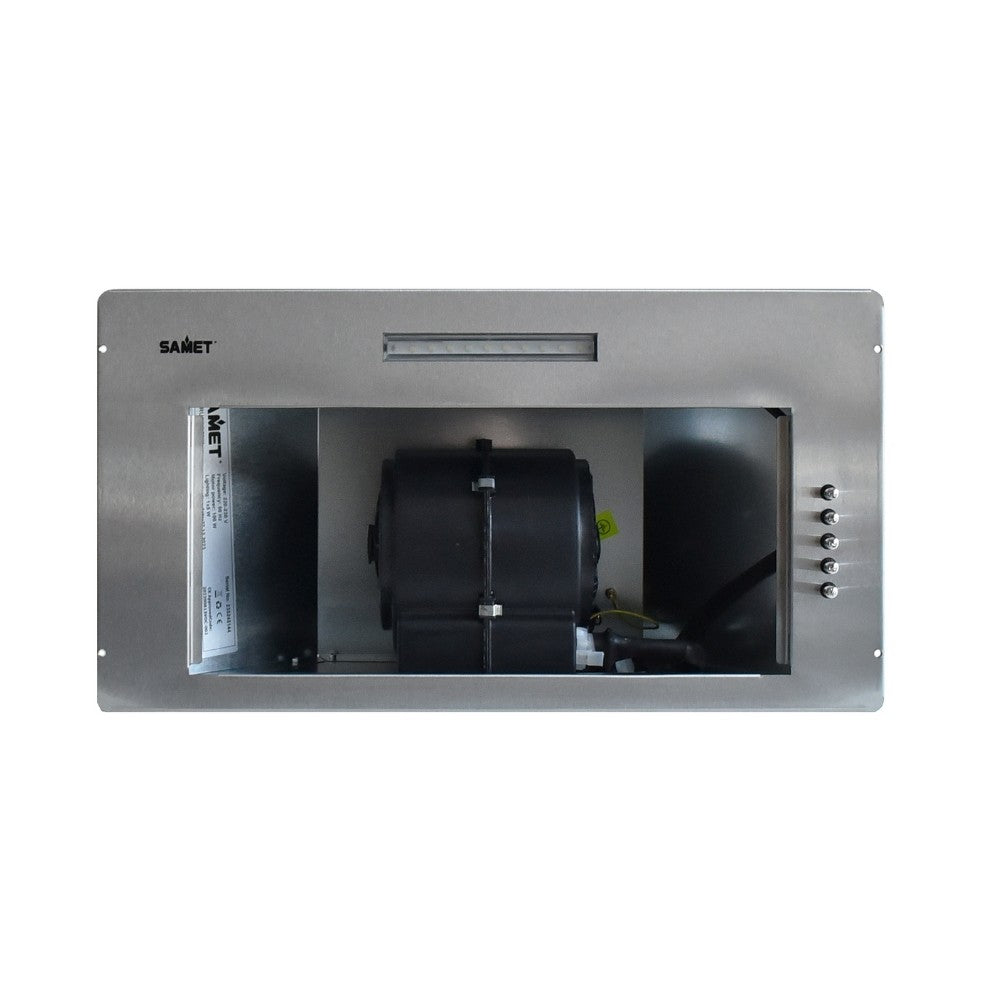 Gruppo cappa sottopensile 52 cm colore grigio - Samet G52N
