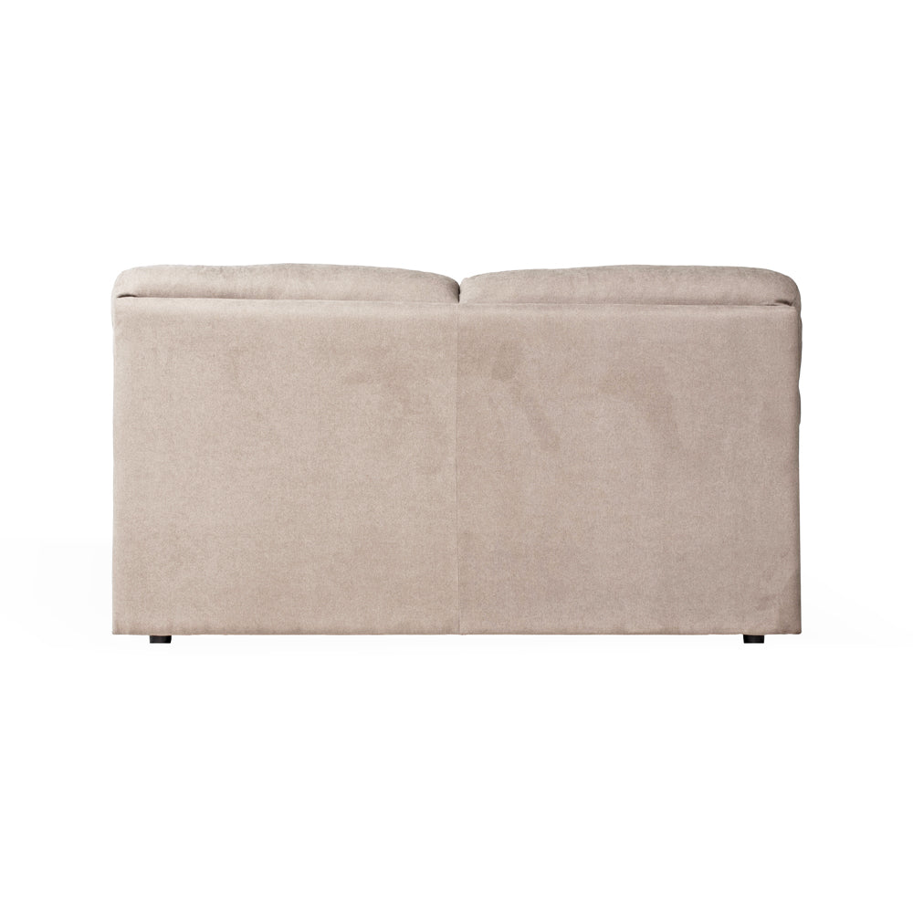 Divano 2 posti tessuto Roma03 colore lino 160x98x92h Alenda