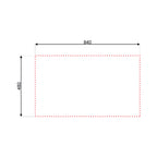 Lavello a due vasche 86x50 cm superficie satinata - SA322