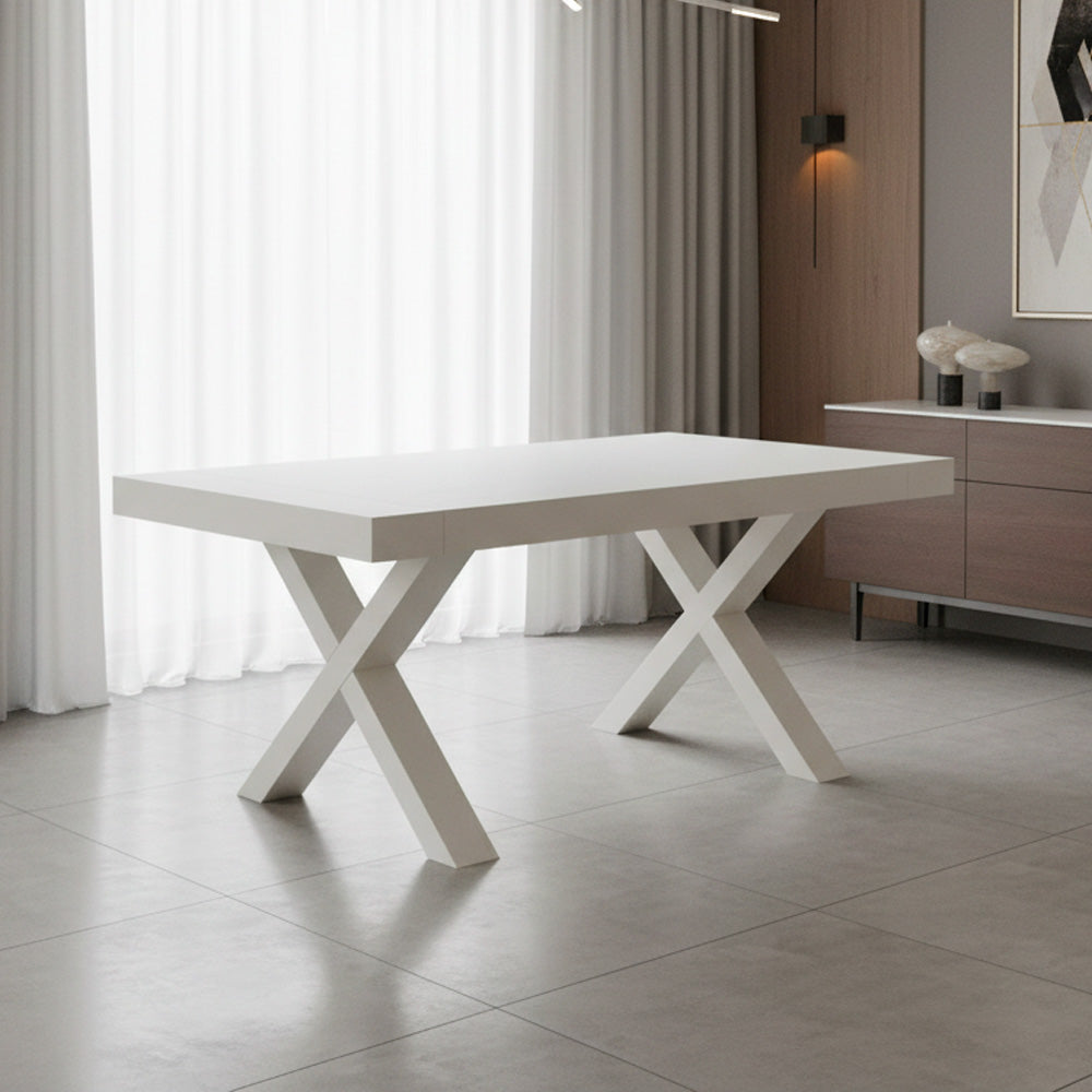 Tavolo allungabile 180x90 colore bianco frassinato Gondar