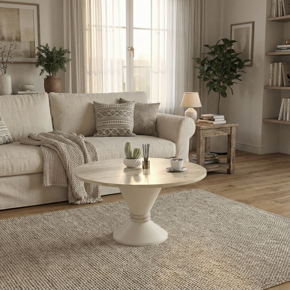 TABLE BASSE LEPPER COULEUR TRAVERTIN