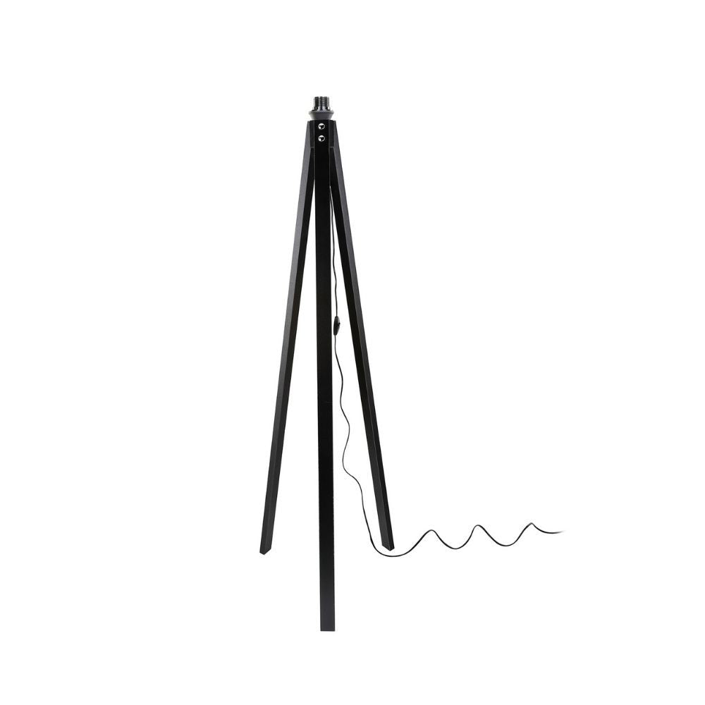 Lampada da terra con treppiede in legno nero - Deco MDL3010