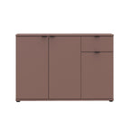 GNMK231L-U72 MEHRZWECK-MOBIL MIT DREI TÜREN + 1 SCHUBLADE FARBE TERRAKOTTA L120CM