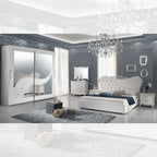 Chambre à coucher complète couleur blanc - Briel