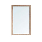 Specchiera rettangolare con cornice rovere 105x60 cm. 0663