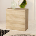 Cassettiera 3 cassetti colore rovere 77.2x42.2x80H Morgan
