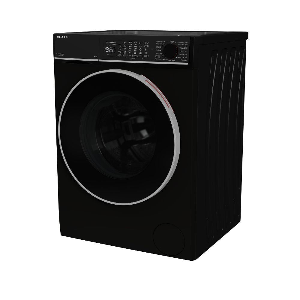 Lavatrice Sharp ESWNFL014CBNA 10kg centrifuga 1400 giri colore nera classe A