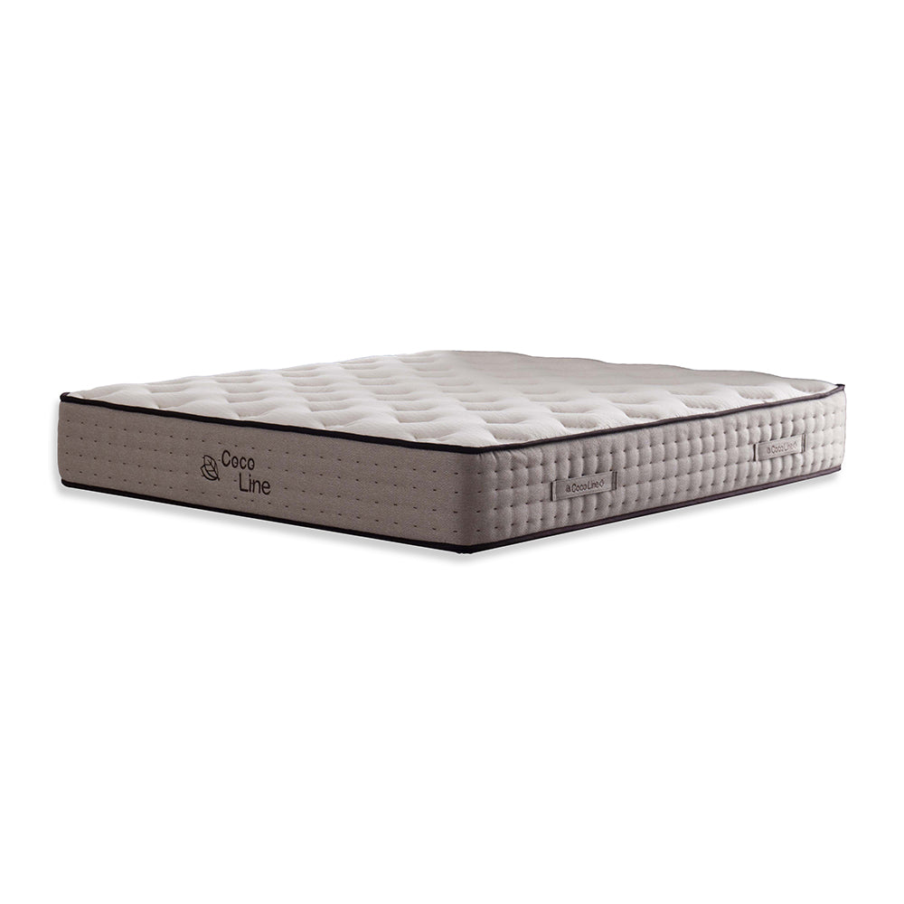 Materasso matrimoniale multistrato con fibra naturale 160x190x28H cm - Linxe