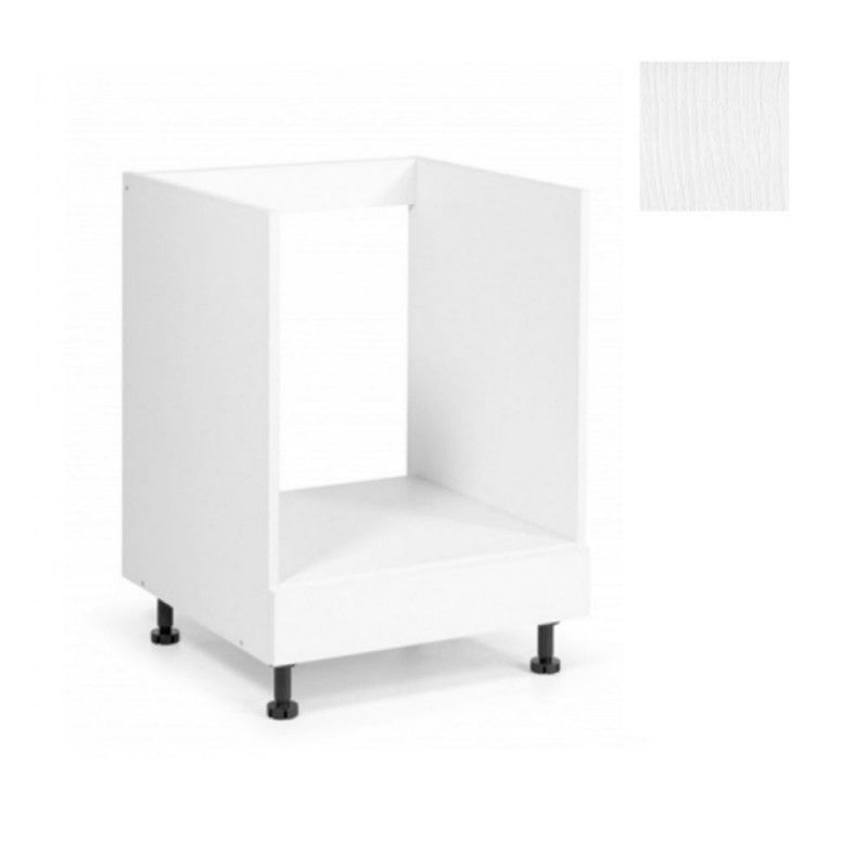 Base forno cucina 60x59x82H colore bianco frassinato