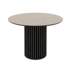 Tavolo rotondo Olympus piano cashmere 110x110x76H