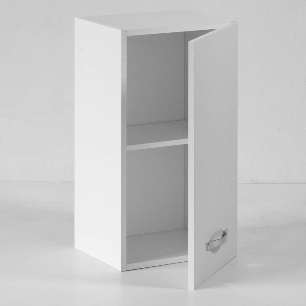Pensile cucina 30x32x72H cm. con anta bianco frassinato