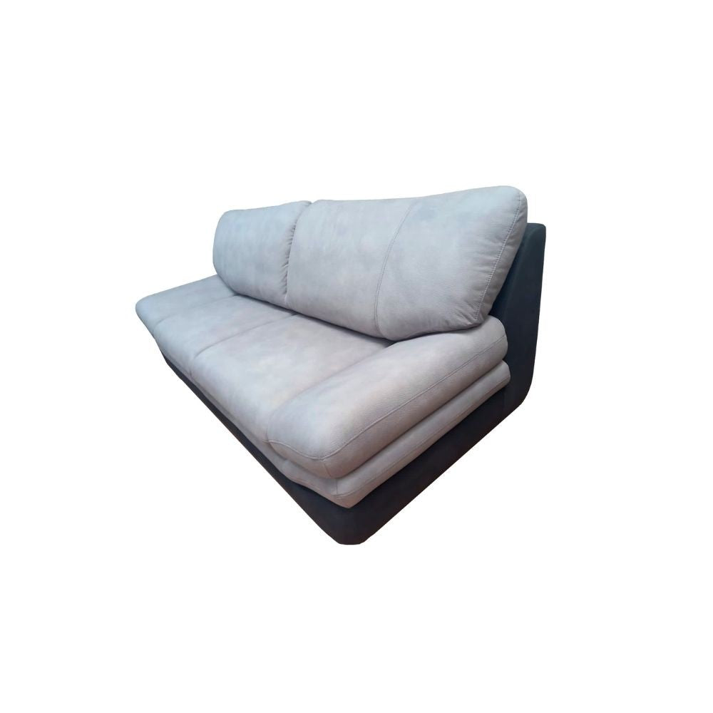 Divano 2 posti colore grigio scuro chiaro Magonza