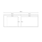 Top cucina forato colore effetto travertino foro lavello sinistro 180x60x3.8H