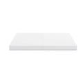 Top cucina colore bianco bordo poliuretano 120x60x4H