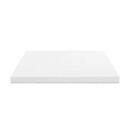 Piano lavabo rettangolare truciolare bianco 80x48x4H