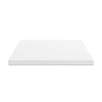 Piano lavabo rettangolare truciolare bianco 80x48x4H