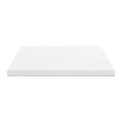 Piano lavabo rettangolare truciolare bianco 100x47x4H