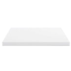 Piano lavabo rettangolare truciolare bianco 120x47x3.8H