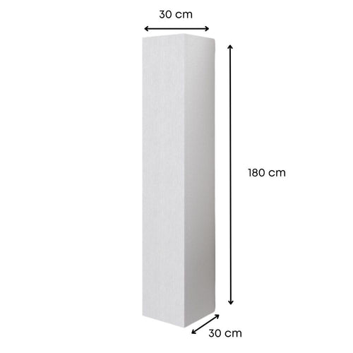 Colonna pensile bagno colore bianco 30x32x180 con anta: eleganza e funzionalità per ogni ambiente