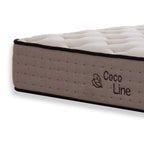 Matelas multicouche double avec fibre naturelle 160x190x28H cm - Linxe