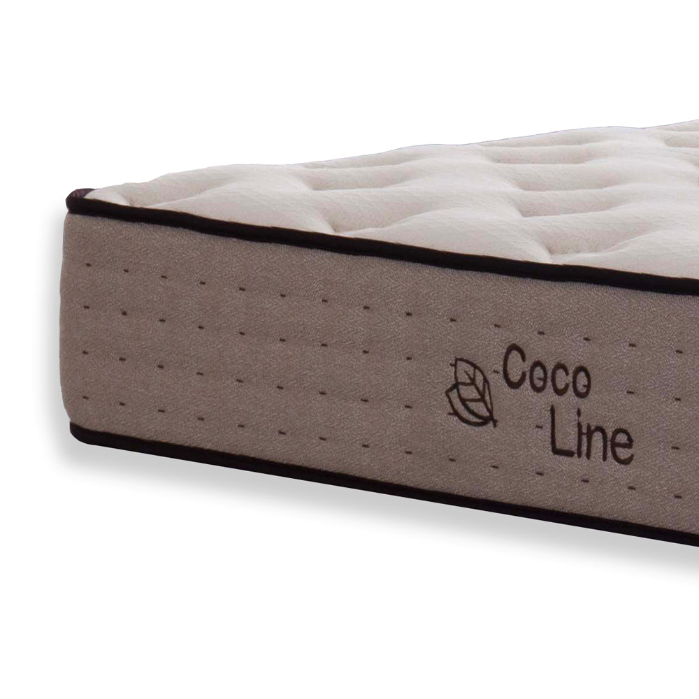 Materasso matrimoniale multistrato con fibra naturale 160x190x28H cm - Linxe