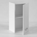 Pensile cucina 40x32x72H cm. con anta bianco frassinato