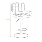 Sgabello Mavi ecopelle cammello e base nera: Stile, Comfort e Funzionalità per i tuoi spazi