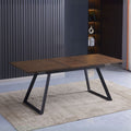 Tavolo Allungabile Shelton colore noce 160x90x76H: Stile, funzionalità e resistenza
