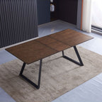 Tavolo Allungabile Shelton colore noce 160x90x76H: Stile, funzionalità e resistenza