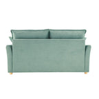 Divano Letto Cassie 3 posti tessuto verde acqua 176x93x97H: Stile, Comfort e Funzionalità