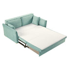 Divano Letto Cassie 3 posti tessuto verde acqua 176x93x97H: Stile, Comfort e Funzionalità