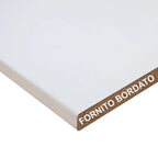 Top cucina colore bianco bordo poliuretano 150x60x2.8H