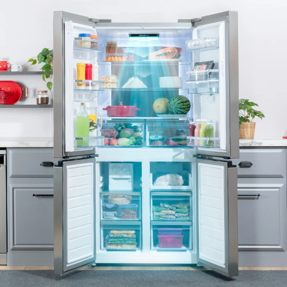 Frigorifero 4 porte NF da 84 cm. Sharp SJ-NFA35IHXID 487 litri Advance No Frost inox classe D