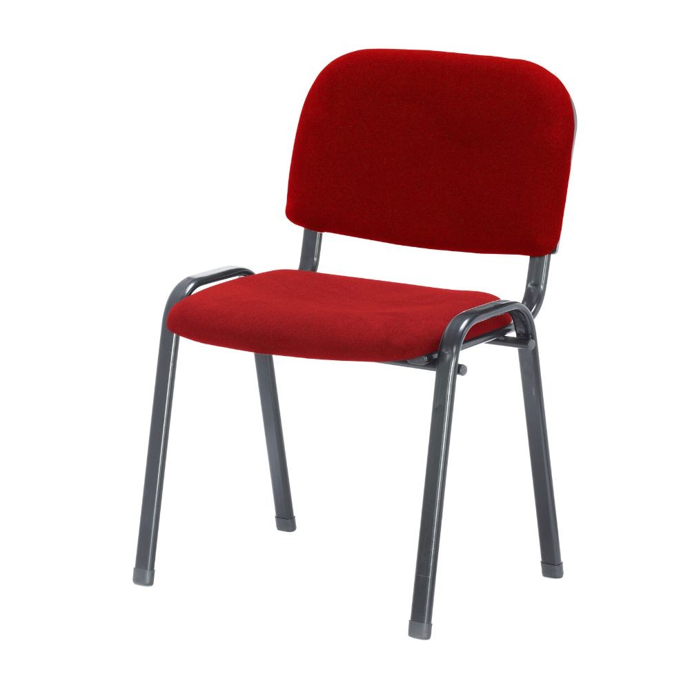 Sedia ufficio impilabile HI01R colore rosso
