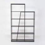 Libreria Pal antracite con 5 ripiani 110x29x178H- Design moderno e funzionale