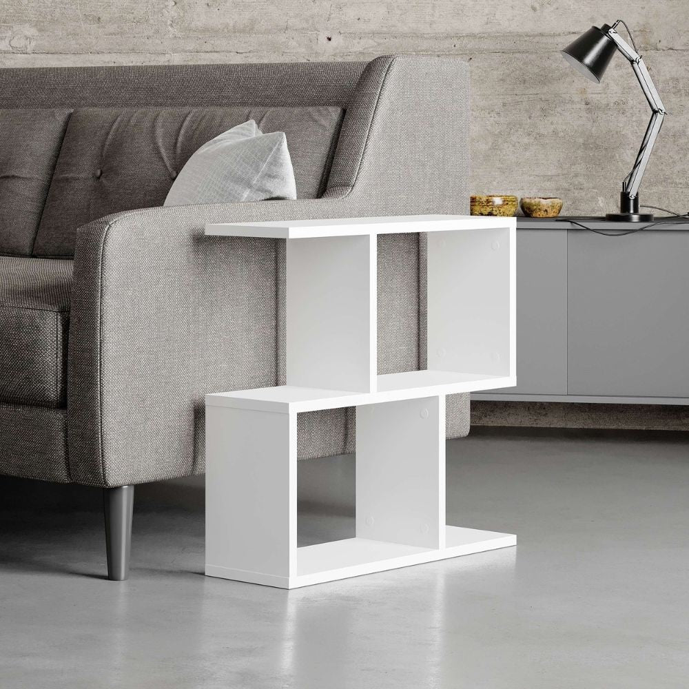 Tavolino da salotto bianco Homemania 60x19,5x60H - Design moderno e versatilità in un solo complemento d'arredo
