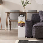 Tavolino da salotto bianco Homemania 60x19,5x60H - Design moderno e versatilità in un solo complemento d'arredo