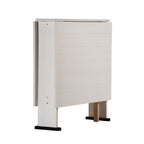 Tavolo Consolle Pieghevole bianco Mati Salvaspazio 21x74x78H