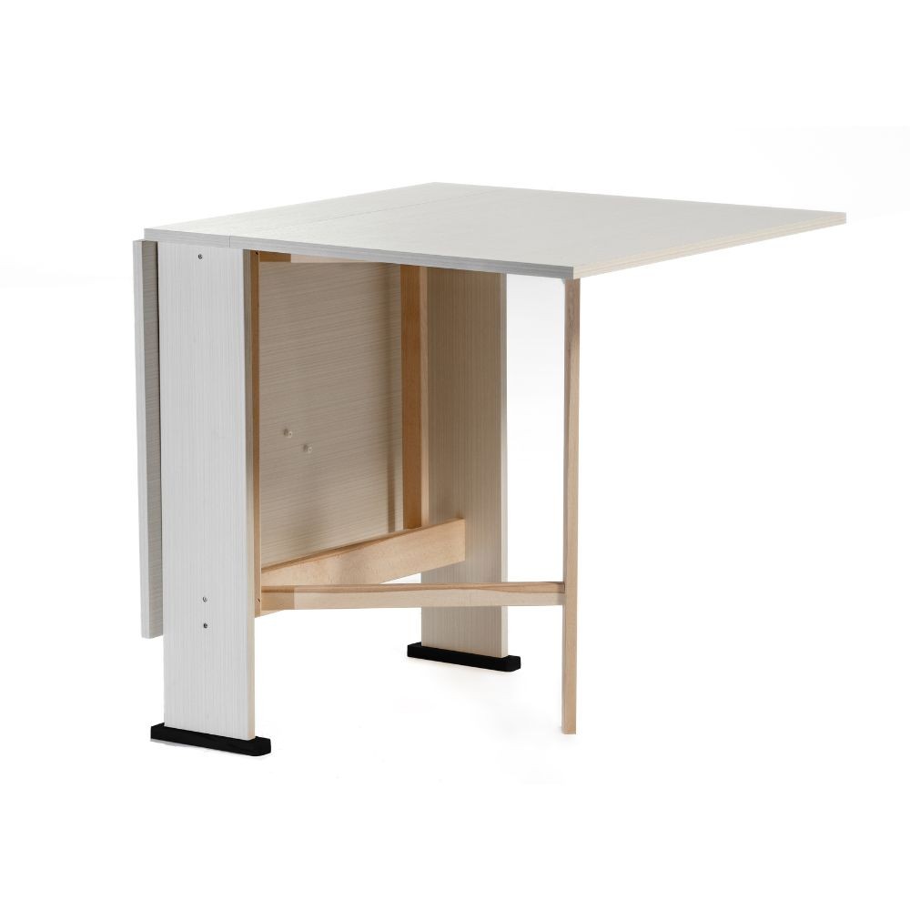 Tavolo Consolle Pieghevole bianco Mati Salvaspazio 21x74x78H
