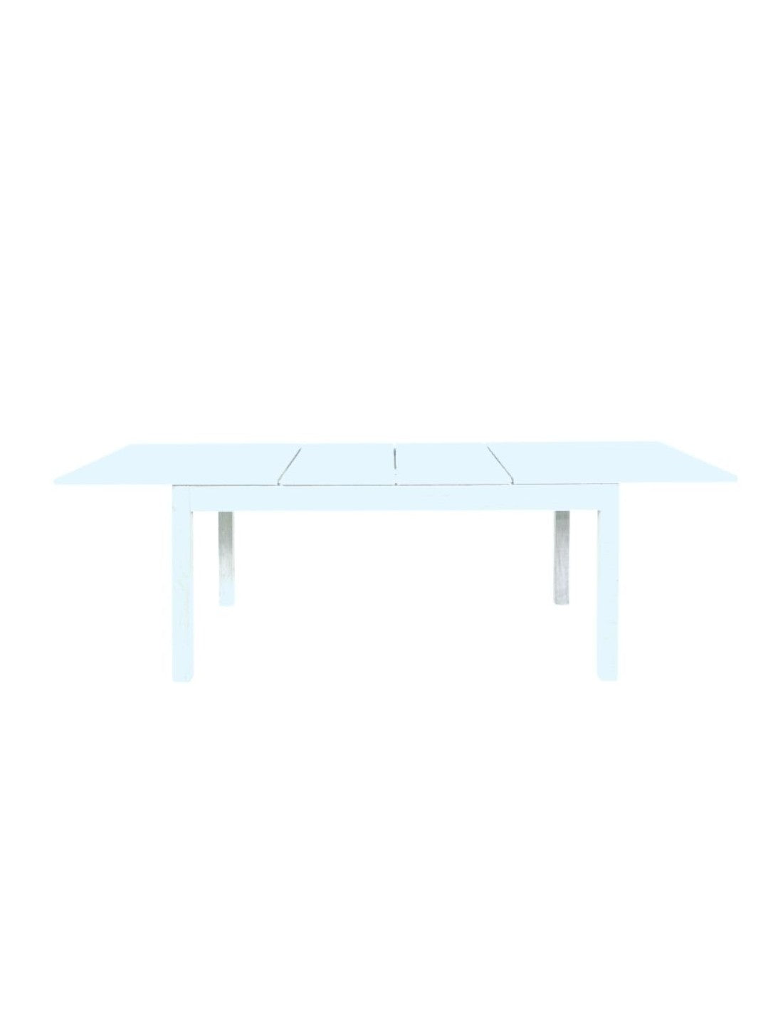 Tavolo allungabile Elindo 160x90 cm bianco frassinato