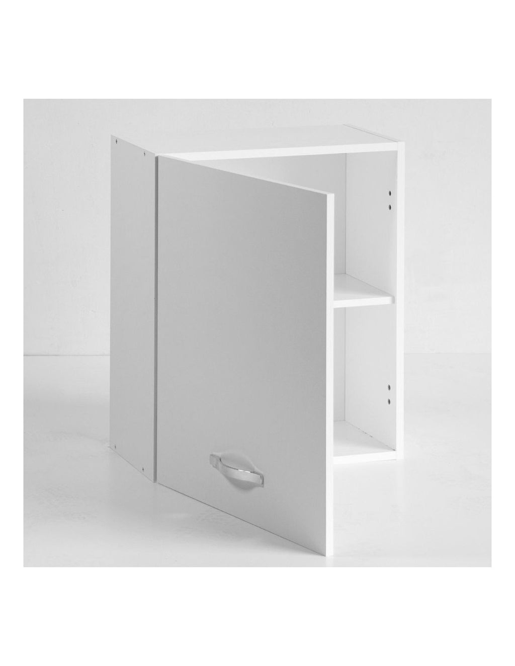 Pensile cucina con anta e ripiano 60x72H cm colore noce antico