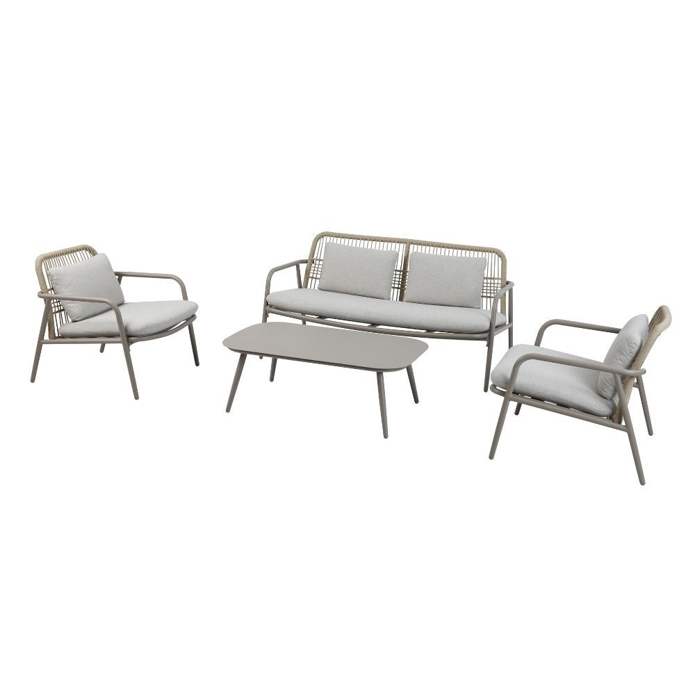 Salotto da esterno Marina beige - Raffinatezza e comfort